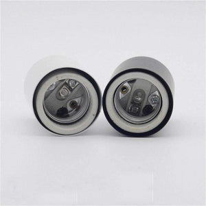 E27 Screw Lampholder Ceramics E27 Lamp Base Cup Diy Lighting Accessory 10Pcs