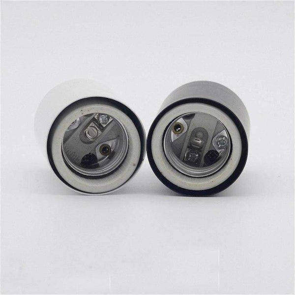 E27 Screw Lampholder Ceramics E27 Lamp Base Cup Diy Lighting Accessory 10Pcs
