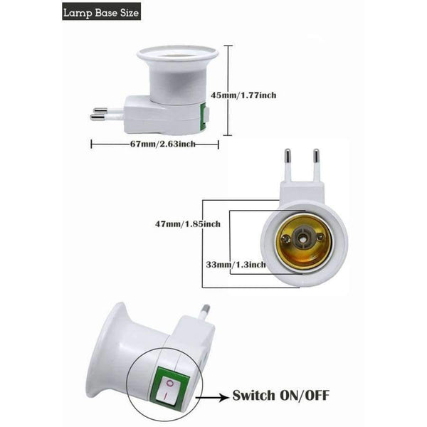 Planet Gates E27 Socket bulb / 5W White New hot selling Europe E27 led Bulb Socket 5W Led Night Light Warm white White led night lamp indoor lighting