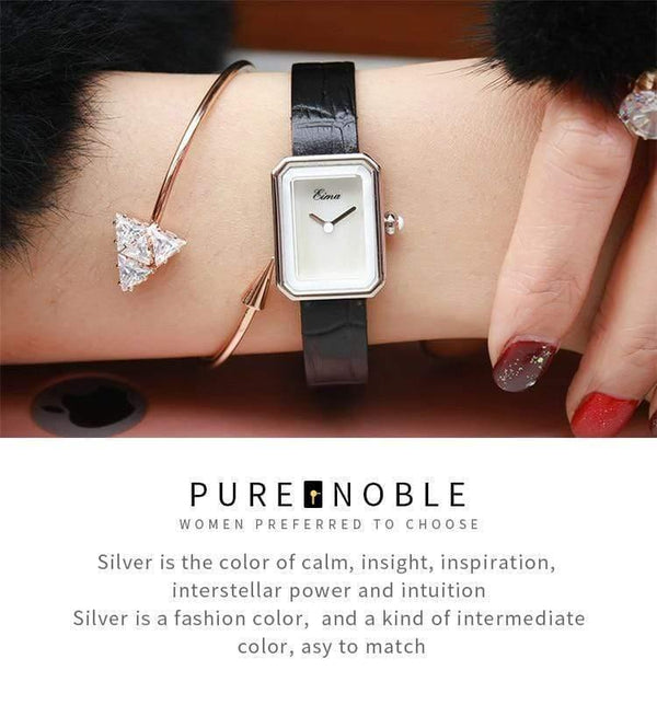 Planet Gates E683L-GDB Women Stainless Steel Bracelet Quartz Wristwatches Fashion Popular Lady Dress Watches Feminino Relojes