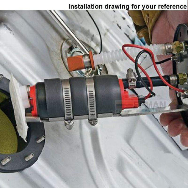 Planet Gates E85 Racing High Performance internal Fuel Pump 450LPH F90000267 Install Kit F90000267 EP-RYB267