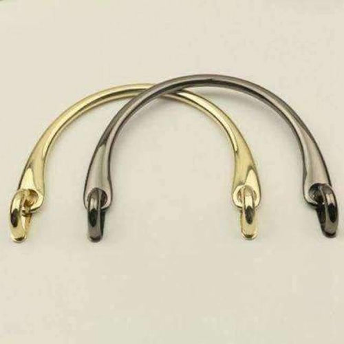Planet Gates each color six piece (6 pieces/lot) Metal Bag Handle For Handbags Parts DIY Accessories Light Gold Gunmetal U Shape Metal Bag Handle Purse Frames
