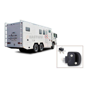 Planet Gates Eastwu CDL-02 Universal Travel RV Entry Door Lock Double Latch Zinc Alloy fit for 30-40mm board thickness
