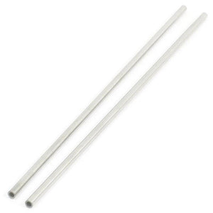 EASY-2 Pieces Processing Of Metal Stainless Steel Round Pipe 170X3Mm 0.5Mm Thick Wall (Silver)