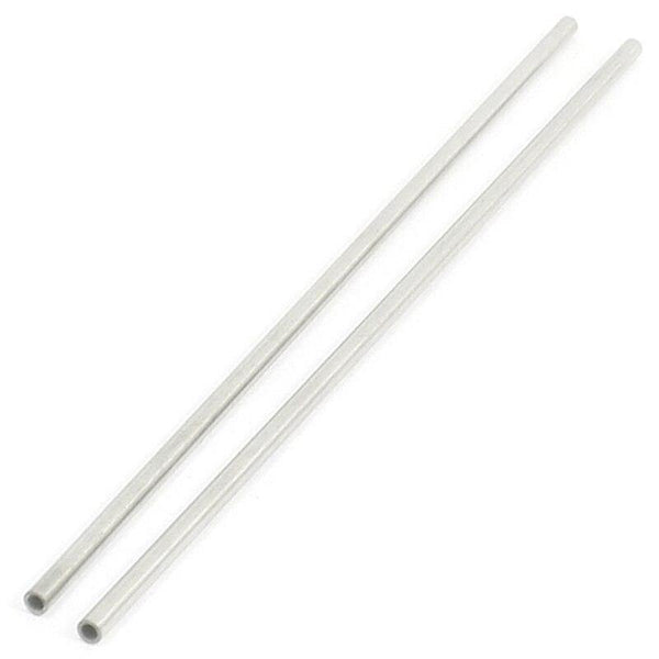 EASY-2 Pieces Processing Of Metal Stainless Steel Round Pipe 170X3Mm 0.5Mm Thick Wall (Silver)