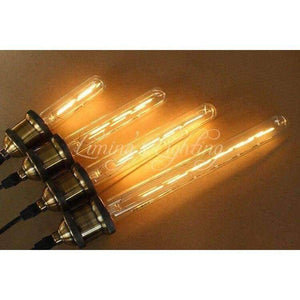 LED žárovka Planet Gates Edison Bulb řady "T" T10/T185/T225/T300 s wolframovým vláknem E27, vintage žárovka, bytová dekorace