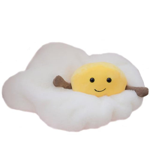 Planet Gates Egg 20X28cm Cute Pretzel Crossant Toast Bread Food Plush Toy Stuffed Cartoon Boba Tea Baguette Poach Egg Decor Doll For Girl Kids Birthday