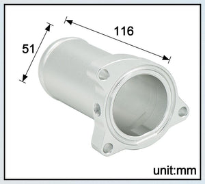 Planet Gates egr delete kits 50mm 2 inch EGR valve replacement kits for VW 1.9 TDI 75/80/90 BHP Diesel egr01