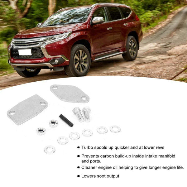 Planet Gates EGR Removal Kit Blanking Block Plates 985984415261 Fits for Mitsubishi Delica/Pajero