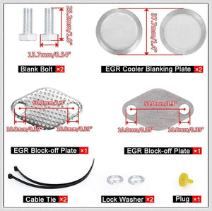 Planet Gates EGR Remove Delete Kit Valve Blanking Bypass Plate Block-Off For BMW 3/5/7Series E46 318d 320d 330d 330xd 320cd 318td 320td EGR07