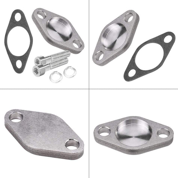 Planet Gates EGR Valve Blanking Block Plates Kit with Gasket for BMW E53 E38 E39 E46 X5 SI-A0254 Car Accessories 8mm Stainless Steel