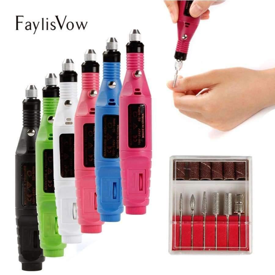 Planet Gates Electric Apparatus Machine for Manicure Pedicure Nail Art Milling Cutters for Manicure Cuticle Gel Remover Tools Nail Drill Bits