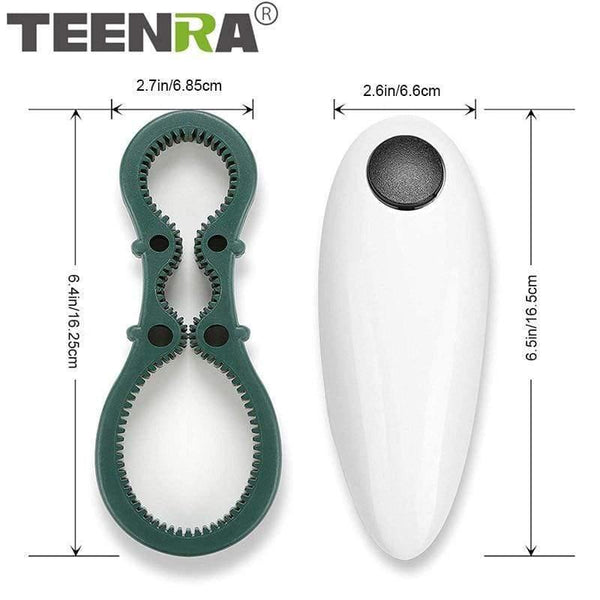 Electric Can Opener One Touch Automatic Jar Opener Bottle Opener Electric Hands Free Kitchen Gadgets