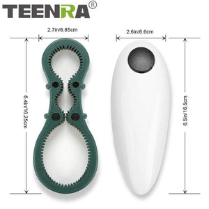 Electric Can Opener One Touch Automatic Jar Opener Bottle Opener Electric Hands Free Kitchen Gadgets