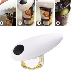 Electric Can Opener One Touch Automatic Jar Opener Bottle Opener Electric Hands Free Kitchen Gadgets