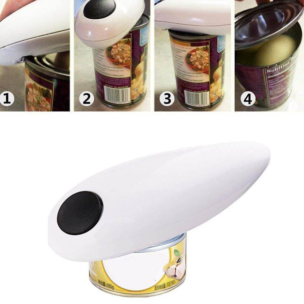 Electric Can Opener One Touch Automatic Jar Opener Bottle Opener Electric Hands Free Kitchen Gadgets