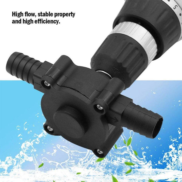 Planet Gates Electric Drill Pump Hand Hydraulic Water Pump Self-priming Gasoline Oil Liquid Fuel Transfer Pumps for Wells Home Garden Tool