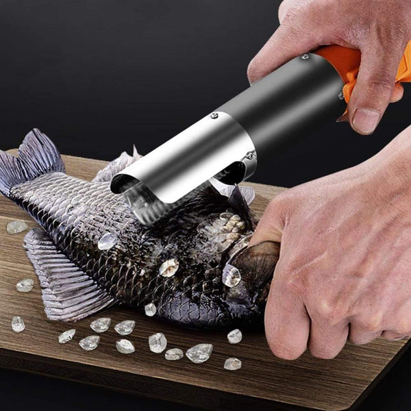Electric Fish Scaler Waterproof Fishing Scalers Clean Fish Scale Remover Cleaner Automatic Rechargeable Descaler Scraper