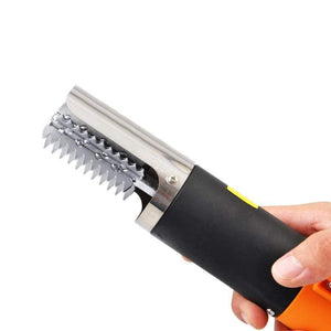Electric Fish Scaler Waterproof Fishing Scalers Clean Fish Scale Remover Cleaner Automatic Rechargeable Descaler Scraper