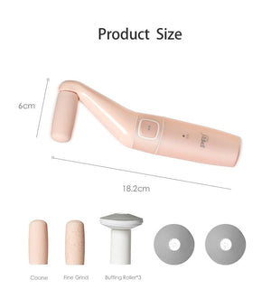 Planet Gates Electric Foot Grinder Vacuum Callus Remover Foot Pedicure Tools Rechargeable Foot Files Clean Tools Polished Nails For Dead Skin