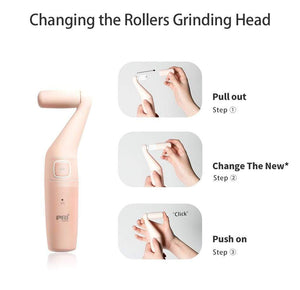 Planet Gates Electric Foot Grinder Vacuum Callus Remover Foot Pedicure Tools Rechargeable Foot Files Clean Tools Polished Nails For Dead Skin