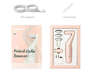 Planet Gates Electric Foot Grinder Vacuum Callus Remover Foot Pedicure Tools Rechargeable Foot Files Clean Tools Polished Nails For Dead Skin