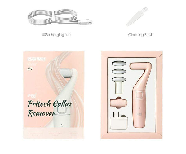 Planet Gates Electric Foot Grinder Vacuum Callus Remover Foot Pedicure Tools Rechargeable Foot Files Clean Tools Polished Nails For Dead Skin