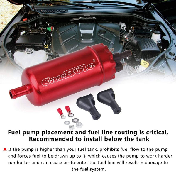 Planet Gates Electric Fuel Pump 125PSI 135 ltr/h Oil Transfer High Pressure Inline 0580464070