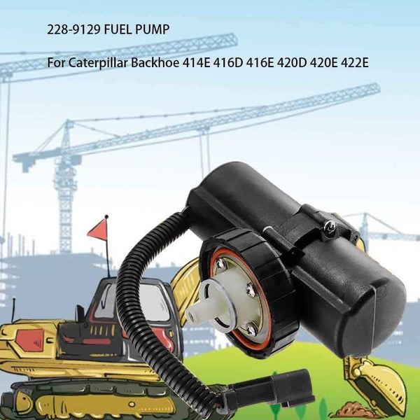 Planet Gates Electric Fuel Pump 228-9129 2289129 For Caterpillar Backhoe 414E 416D 416E 420D 420E 422E Accessories Caterpillar Excavator Part