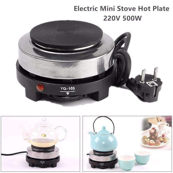 Planet Gates Electric Mini Stove Hot Plate Cooking Plate Multifunction Coffee Tea Heater Home Appliance Hot Plates for Kitchen 220V 500W