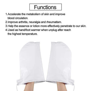 Planet Gates Electric Nail Art Hand Gloves Manicure Heated Mitts Infrared Wax Therapy Treatment SPA Warmer For Hand Care Mittens Nail  Tools