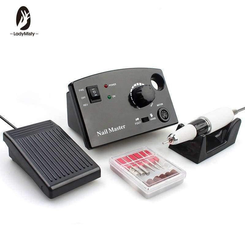 Planet Gates Electric Nail Drill Machine 35000RPM 25W Pro Diamond Nail Cutter Bit Pedicure Maniure Machine Nail Drill Bits Nail Polisher Tool