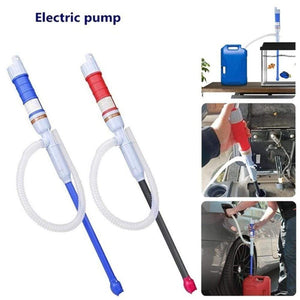 Planet Gates Electric Oil Pump Siphon Liquid Transfer Pump Handheld Pump Battery Operated Water Gas Tools Petrol Fuel Portable Car Siphon