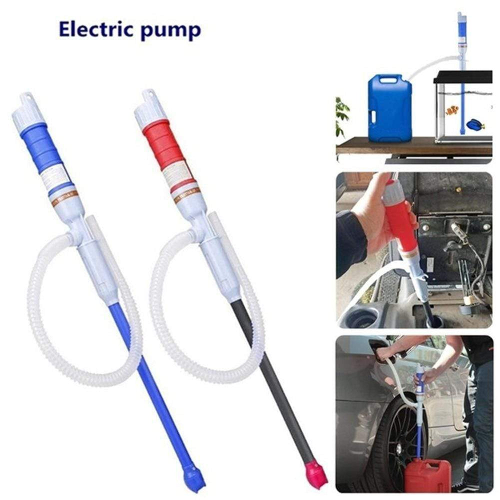 Planet Gates Electric Oil Pump Siphon Liquid Transfer Pump Handheld Pump Battery Operated Water Gas Tools Petrol Fuel Portable Car Siphon