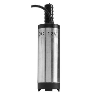 Planet Gates Electric Submersible Pump For Pumping Oil Water Steel Shell 12L/min Fuel Transfer Pump 12 V Volt With 3M Tube