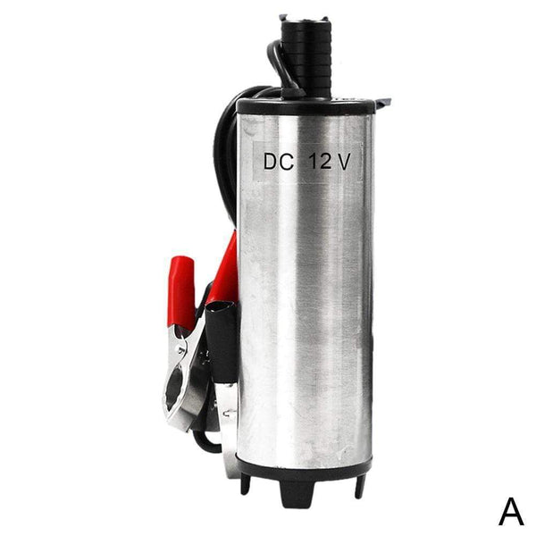 Planet Gates Electric Submersible Pump For Pumping Oil Water Steel Shell 12L/min Fuel Transfer Pump 12 V Volt With 3M Tube