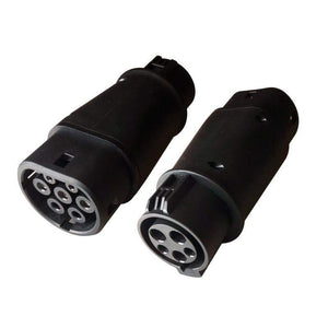 Planet Gates Electric Vehicle Charging Adapter 16A 32A Sae j1772 connector EVSE car charger Type 1 to Type2 EV adapter