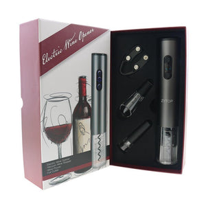 Electric Wine Opener Four-piece Set Household Hotel Party Wedding Automatic Red Wine Bottle Opener Kitchen accessories Tool