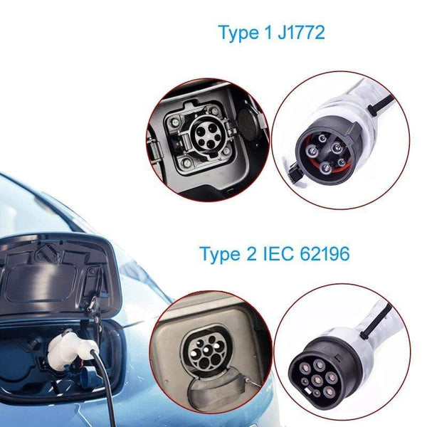 Planet Gates Electrical Car Charger EV 6A 8A 10A 13A 16A Fast Charing Cable Connectors Type 2 Type 1 Mode 2 Home use