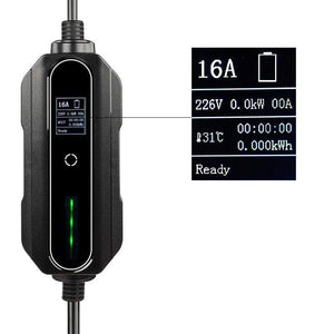 Planet Gates Electrical Car Charger EV 6A 8A 10A 13A 16A Fast Charing Cable Connectors Type 2 Type 1 Mode 2 Home use