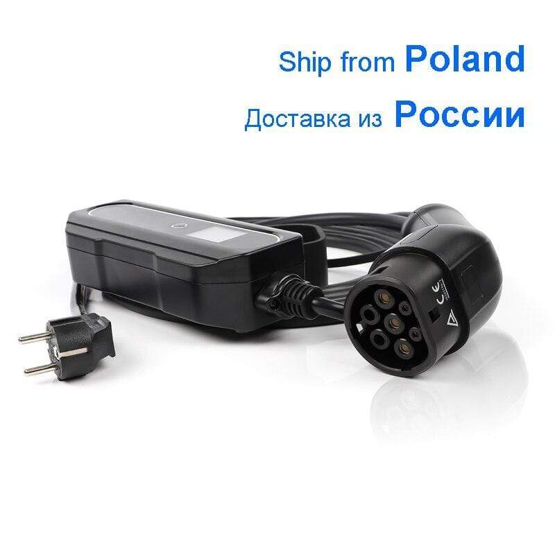 Planet Gates Electrical Car Charger EV 6A 8A 10A 13A 16A Fast Charing Cable Connectors Type 2 Type 1 Mode 2 Home use