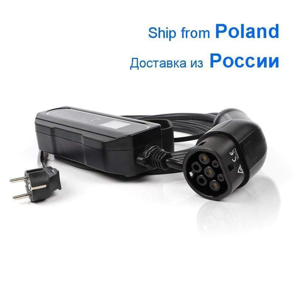 Planet Gates Electrical Car Charger EV 6A 8A 10A 13A 16A Fast Charing Cable Connectors Type 2 Type 1 Mode 2 Home use