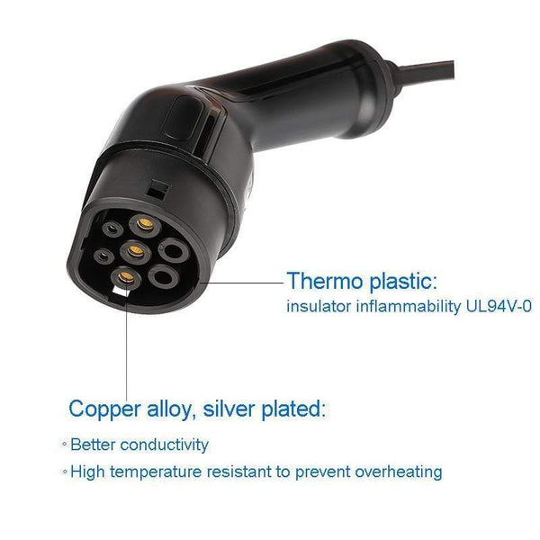 Planet Gates Electrical Car Charger EV 6A 8A 10A 13A 16A Fast Charing Cable Connectors Type 2 Type 1 Mode 2 Home use