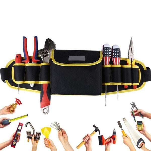 Planet Gates Electrician Drill Tool Bag Waist Pocket Pouch Belt Storage Holder Maintenance Kit