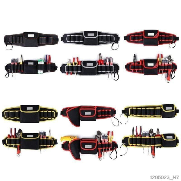 Planet Gates Electrician Drill Tool Bag Waist Pocket Pouch Belt Storage Holder Maintenance Kit