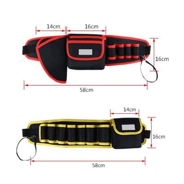 Planet Gates Electrician Drill Tool Bag Waist Pocket Pouch Belt Storage Holder Maintenance Kit
