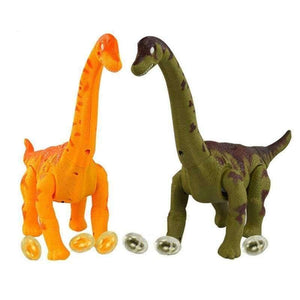 Planet Gates Electronic Egg Laying Dinosaur Toy Electric Brachiosaurus With Light Music Dinosaurs Toys For Children