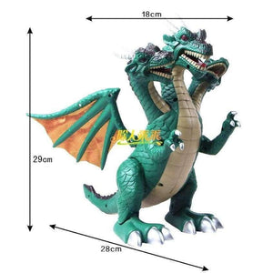 Planet Gates Electronic Jurassic Three-Headed Dinosaur Dinosaur toys acoustooptical  electric large abs Dinosaur Free Shipping