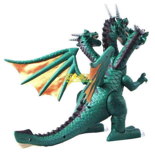 Planet Gates Electronic Jurassic Three-Headed Dinosaur Dinosaur toys acoustooptical  electric large abs Dinosaur Free Shipping