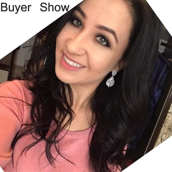 Planet Gates Elegant Chandelier AAA+ Cubic Zirconia Long Big Crystal Bridal Dangle Drop Earring for Wedding Jewelry CZ202